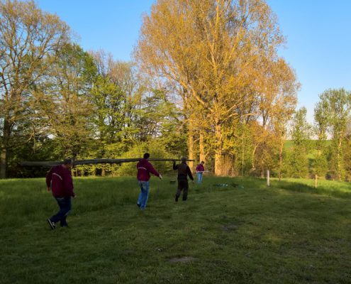 Maibaumstellen Gohlis