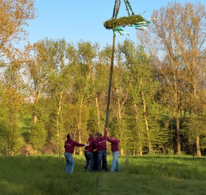 Maibaumstellen Gohlis