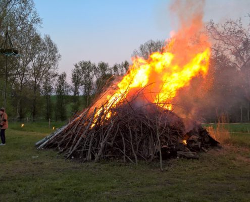 Maibaumstellen Gohlis