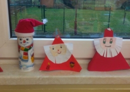 Weihnachtsmännerparade Klasse 2