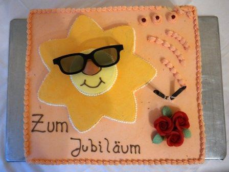 Torte zum 25. Jubiläum Torte