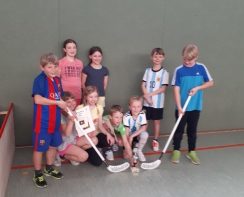 Floorball Mannschaft Klasse 2