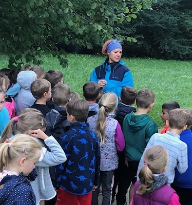 Massenstart der Klassenstufe