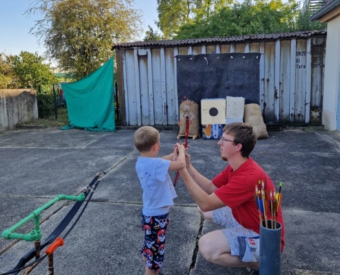 Pfeil-und-Bogen-schießen