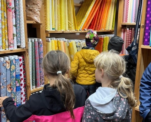 6 Leuchtende Augen bei so vielen und sooo schönen Stoffen