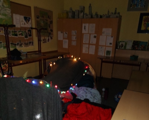 Lesezelte im Klassenzimmer