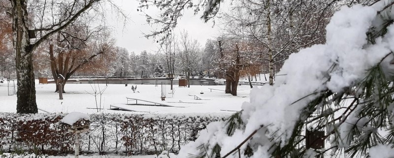 Waldbad Oberau Winterbild