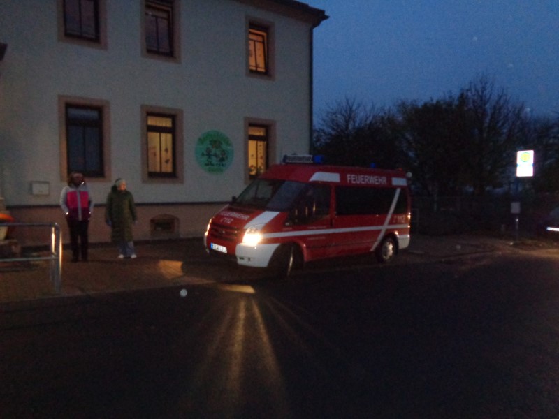 Die Feuerwehr rückt an