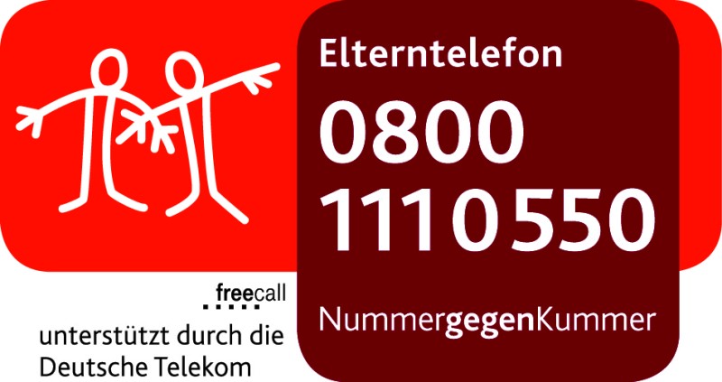 Nummer gegen Kummer: 0800 1110550